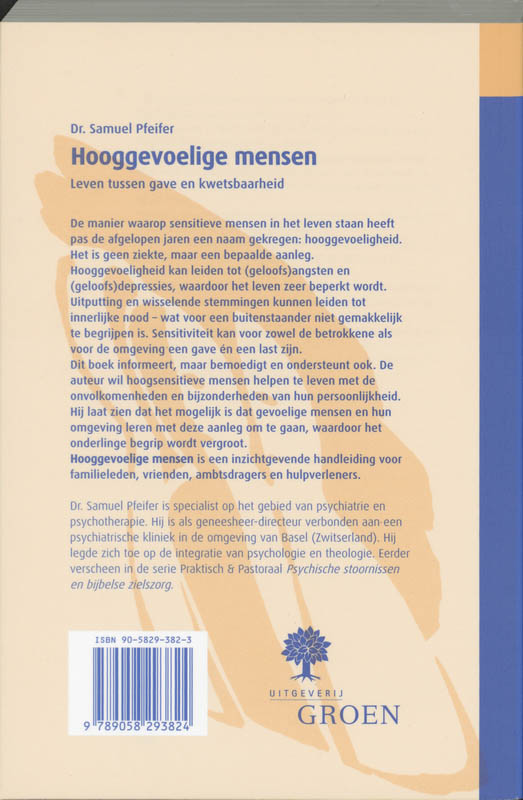 Achterkant van Hooggevoelige mensen