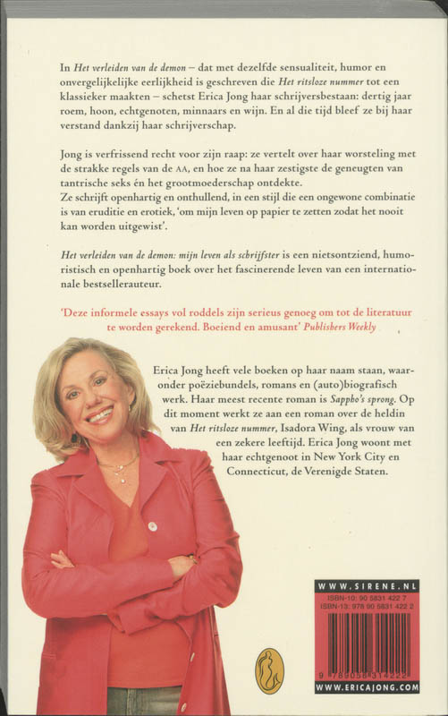 Achterkant van Het verleiden van de demon