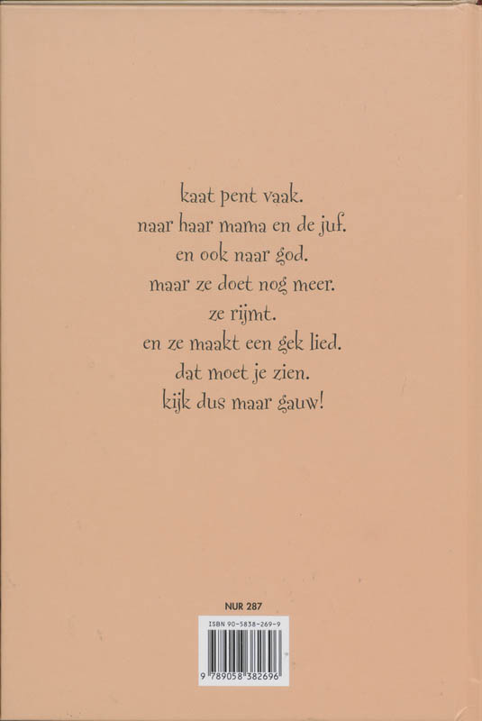 Achterkant van Mijn pen heeft zin