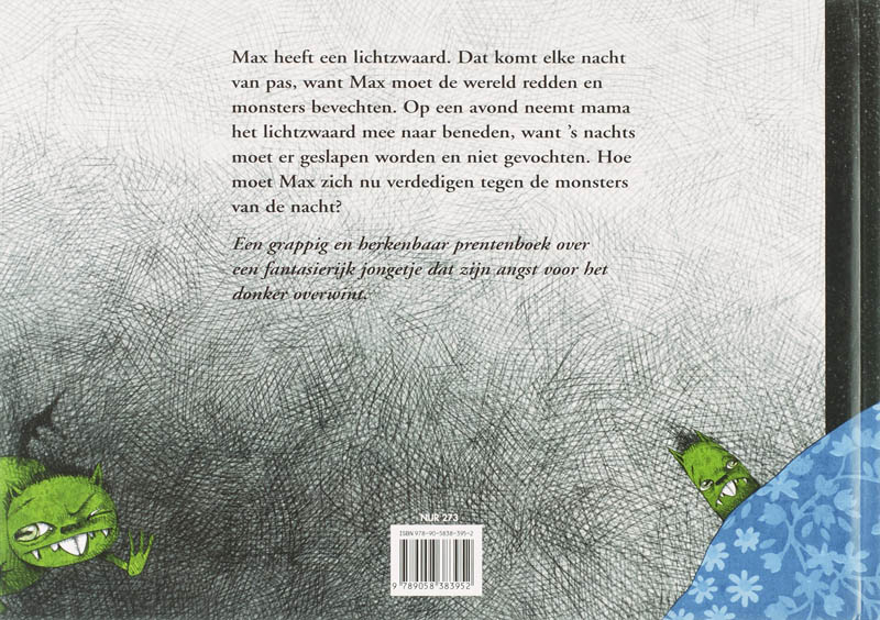 Achterkant van In het donker