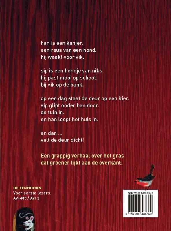 Achterkant van De honden van vik