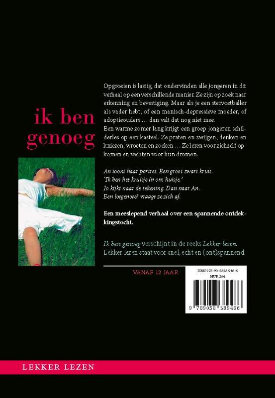 Achterkant van Ik ben genoeg