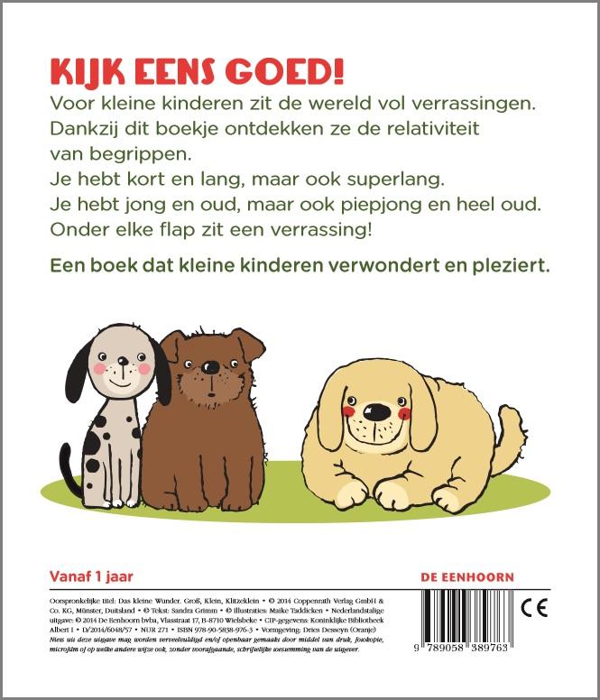 Achterkant van Het kleine wonder