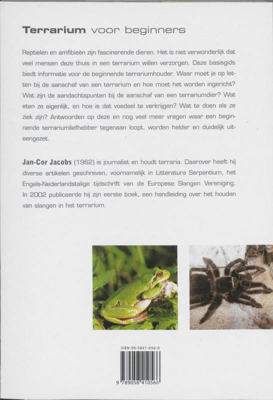 Achterkant van Terrarium voor beginners
