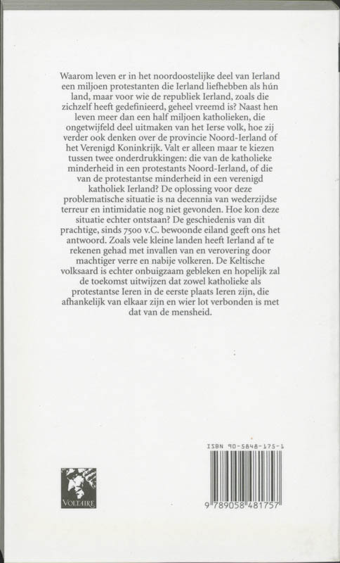 Achterkant van Geschiedenis van Ierland
