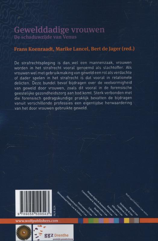 Achterkant van Gewelddadige vrouwen
