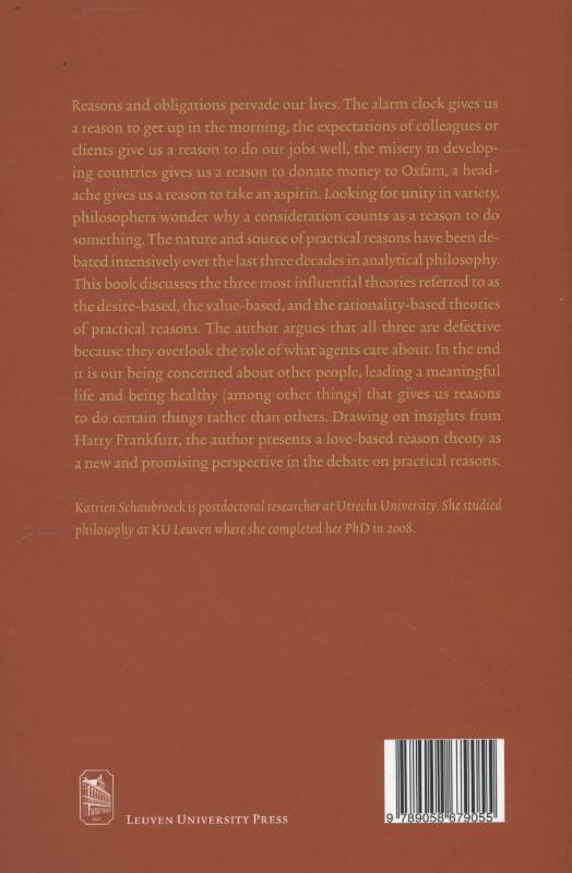 Achterkant van The normativity of what we care about
