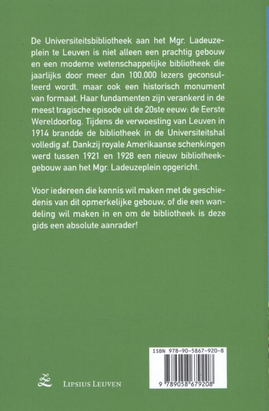 Achterkant van De Leuvense universiteitsbibliotheek