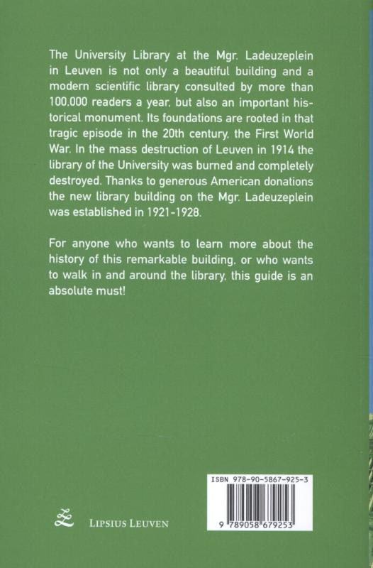 Achterkant van The university library of Leuven