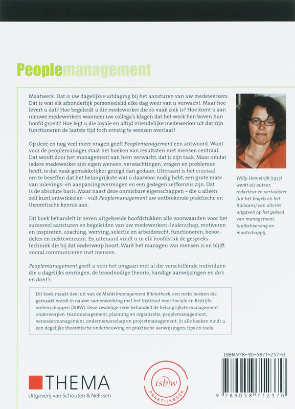 Achterkant van Peoplemanagement