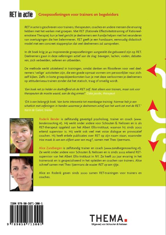 Achterkant van RET in actie
