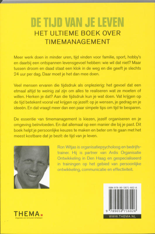 Achterkant van De tijd van je leven