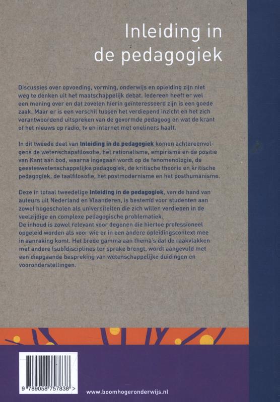 Achterkant van 2 Grondslagen en stromingen