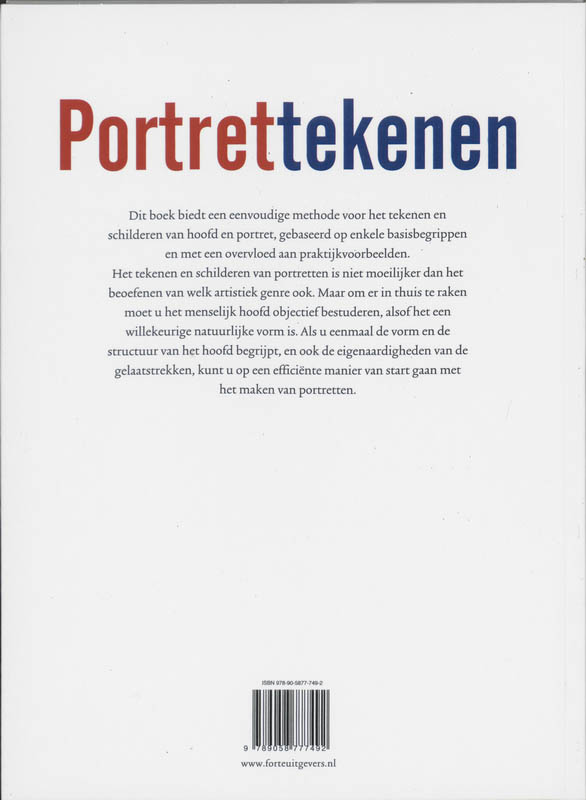Achterkant van Portettekenen