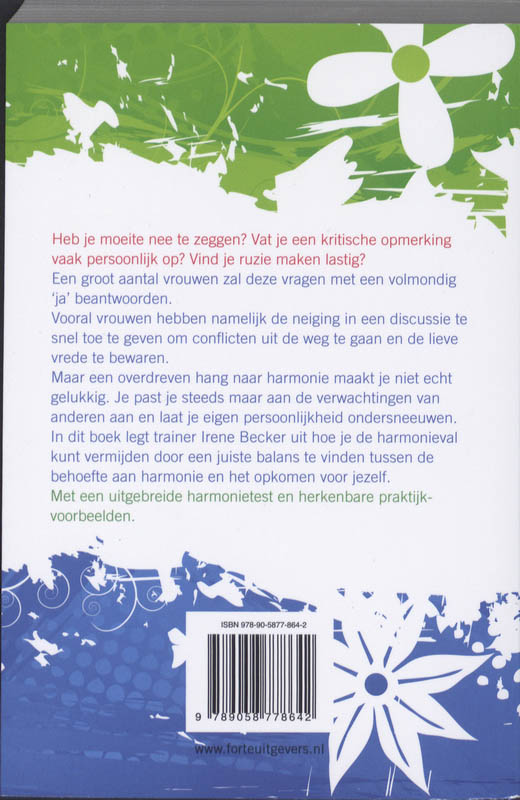 Achterkant van Liever assertiever