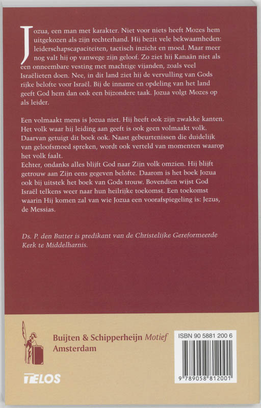 Achterkant van Jozua