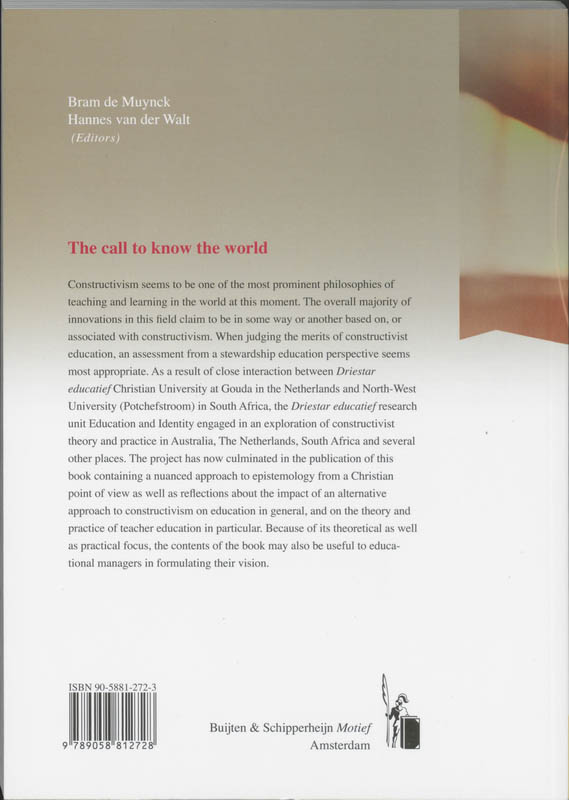Achterkant van The Call to Know the World