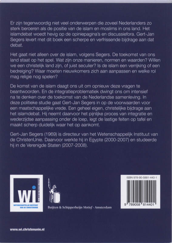 Achterkant van Voorwaarden voor vrede