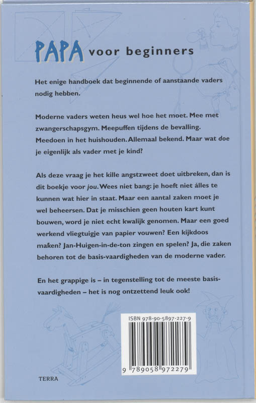 Achterkant van Papa voor beginners