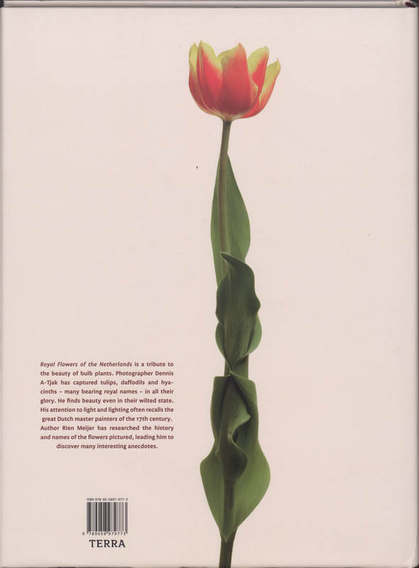 Achterkant van Royal flowers of the Netherlands