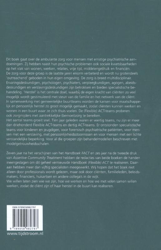 Achterkant van Handboek (Flexible) ACT
