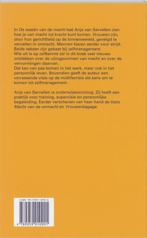 Achterkant van De weeen van de macht