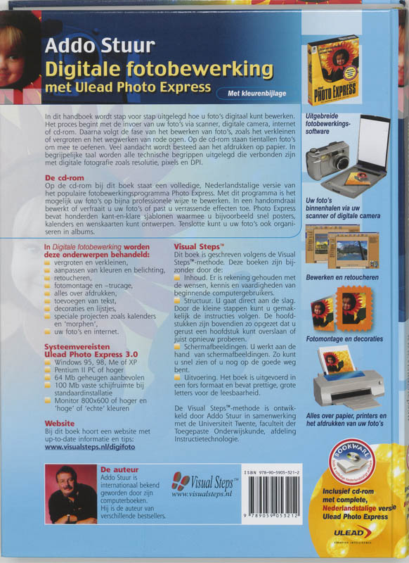 Achterkant van Digitale fotobewerking met Ulead Photo Express