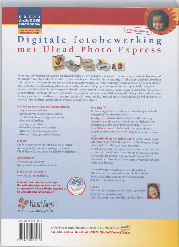Achterkant van Digitale fotobewerking met Ulead Photo Express