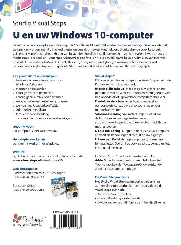 Achterkant van U en uw Windows 10-computer
