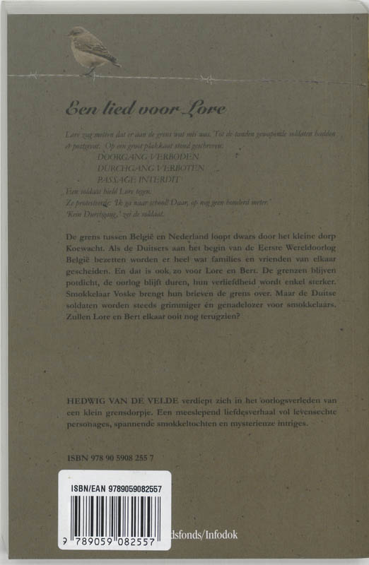 Achterkant van Een lied voor Lore