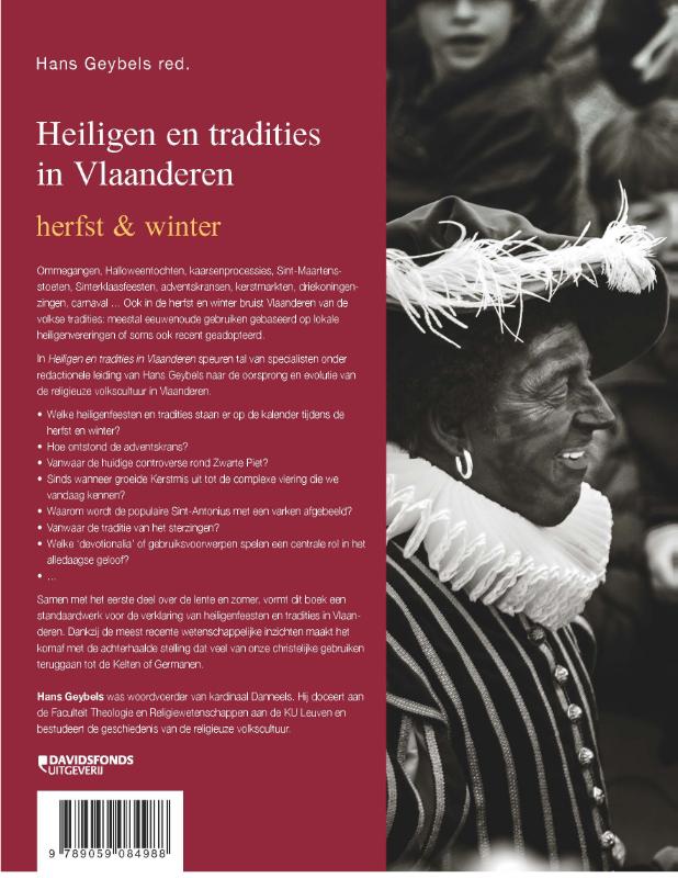 Achterkant van Heiligen en tradities in Vlaanderen