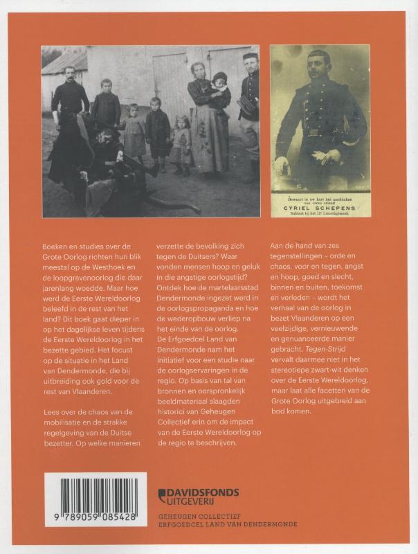 Achterkant van Tegen-strijd
