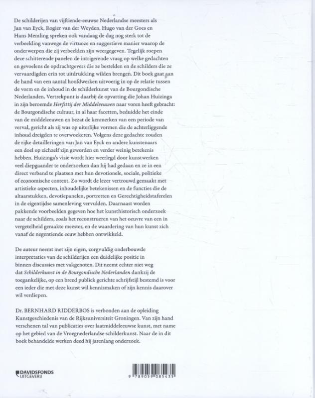 Achterkant van Schilderkunst in de Bourgondische Nederlanden