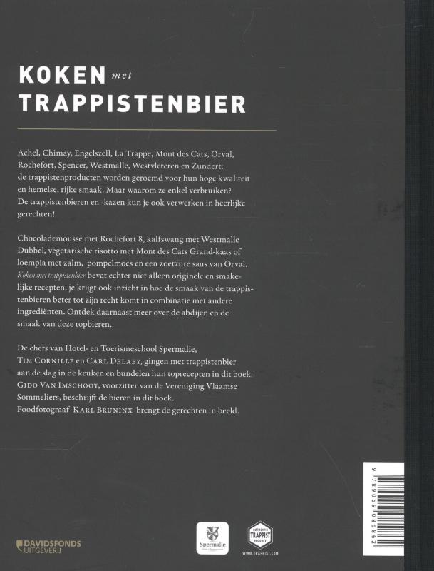 Achterkant van Koken met trappistenbier