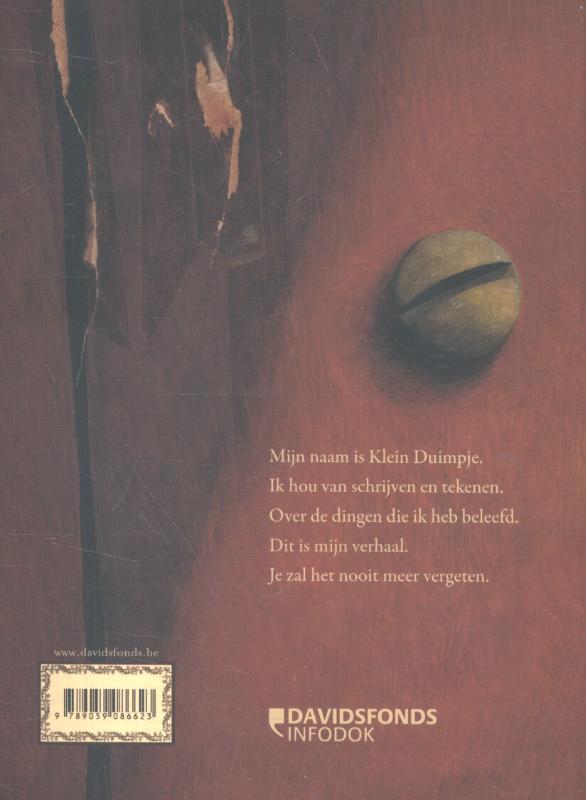 Achterkant van Het geheime dagboek van Klein Duimpje