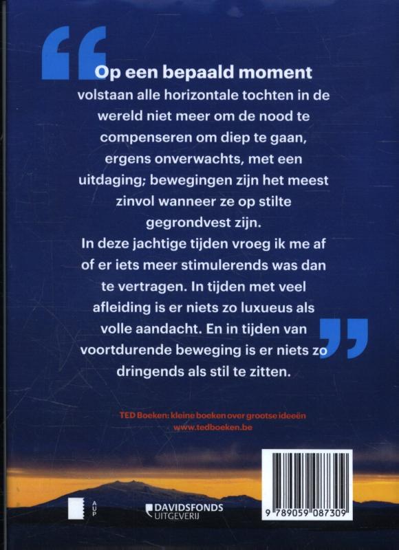 Achterkant van De kunst van stilte