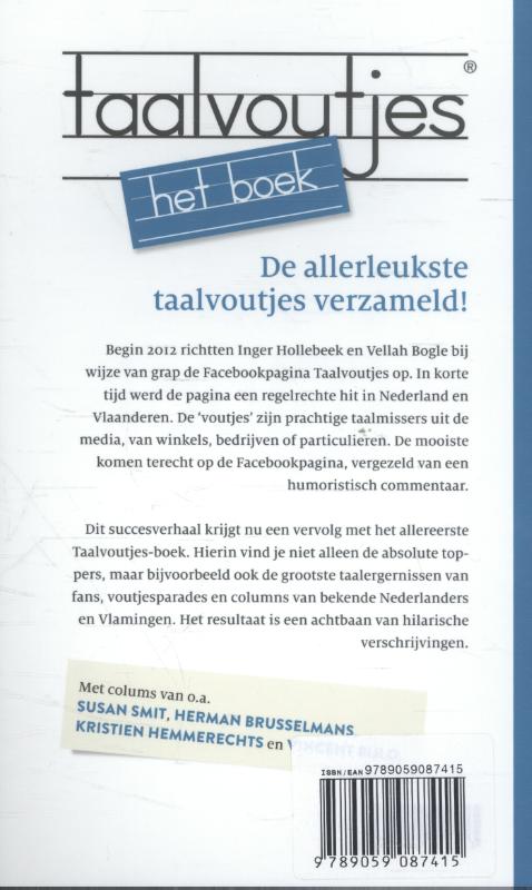 Achterkant van Taalvoutjes