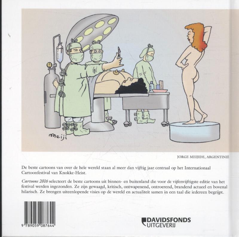 Achterkant van Cartoons 2016