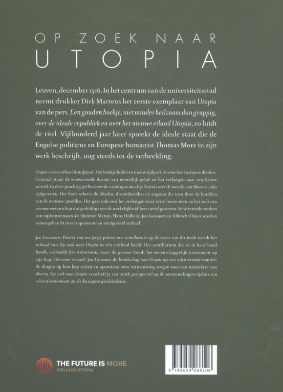 Achterkant van Op zoek naar Utopia