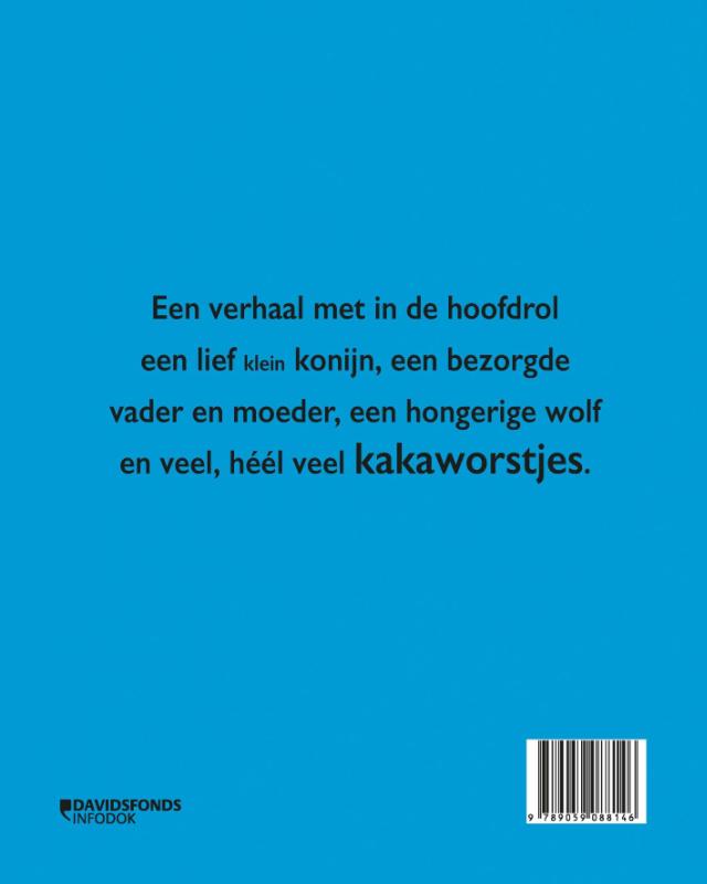 Achterkant van Kakaworstje