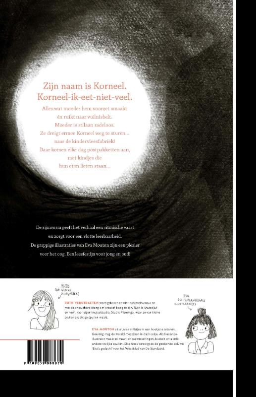 Achterkant van De kindervleesfabriek