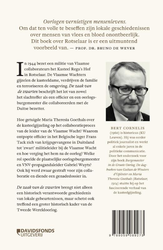 Achterkant van De zaak van de zwarten