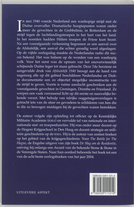 Achterkant van Afsluitdijk 1940