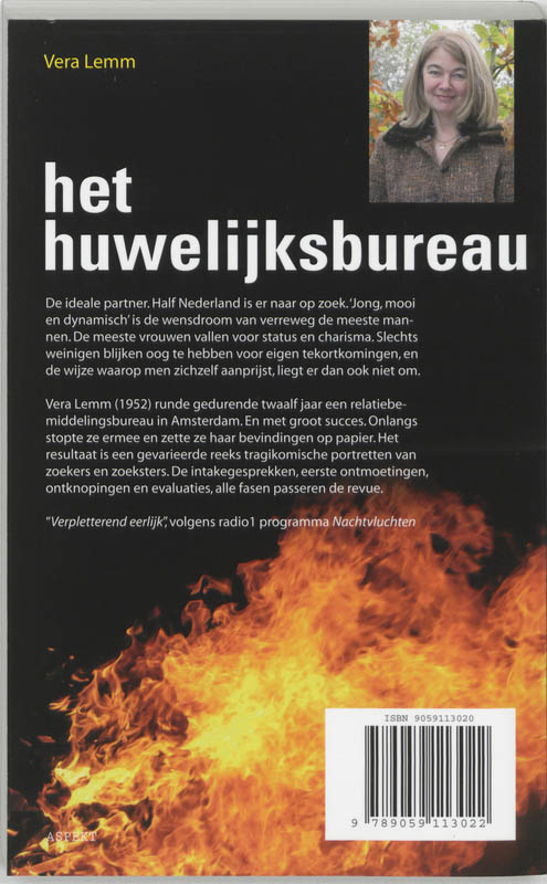 Achterkant van Het huwelijksbureau