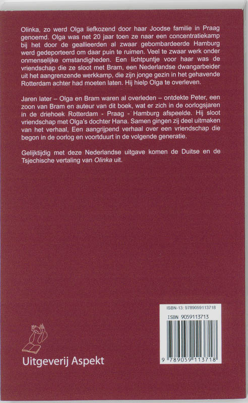 Achterkant van Olinka