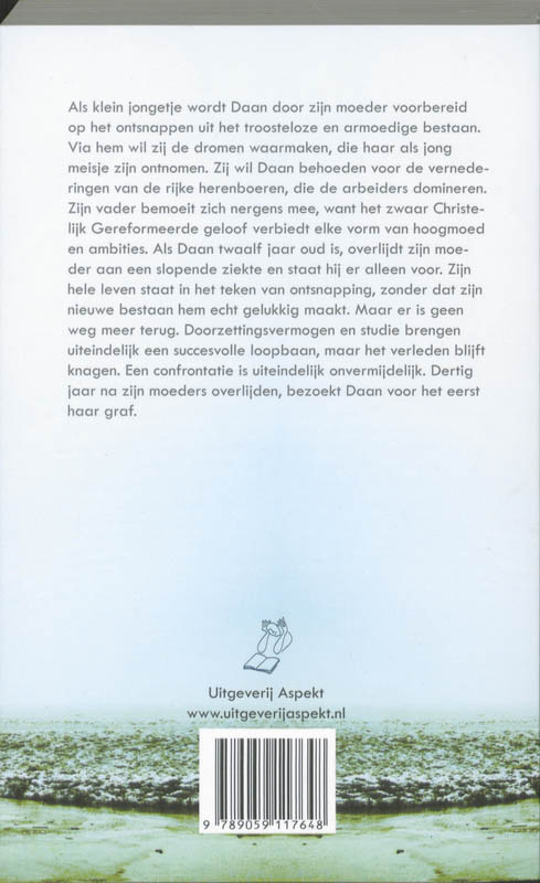 Achterkant van Knielen in de klei