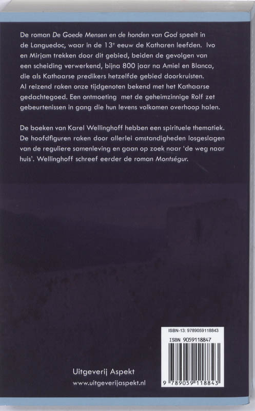 Achterkant van De Goede Mensen en de honden van God