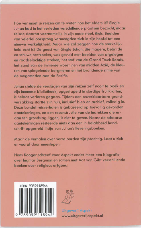 Achterkant van Thuisreiziger