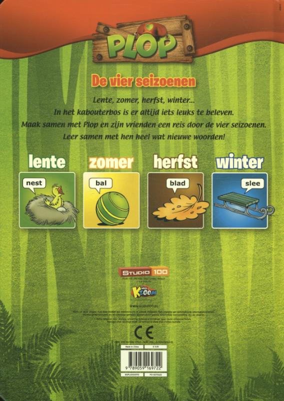 Achterkant van De 4 seizoenen