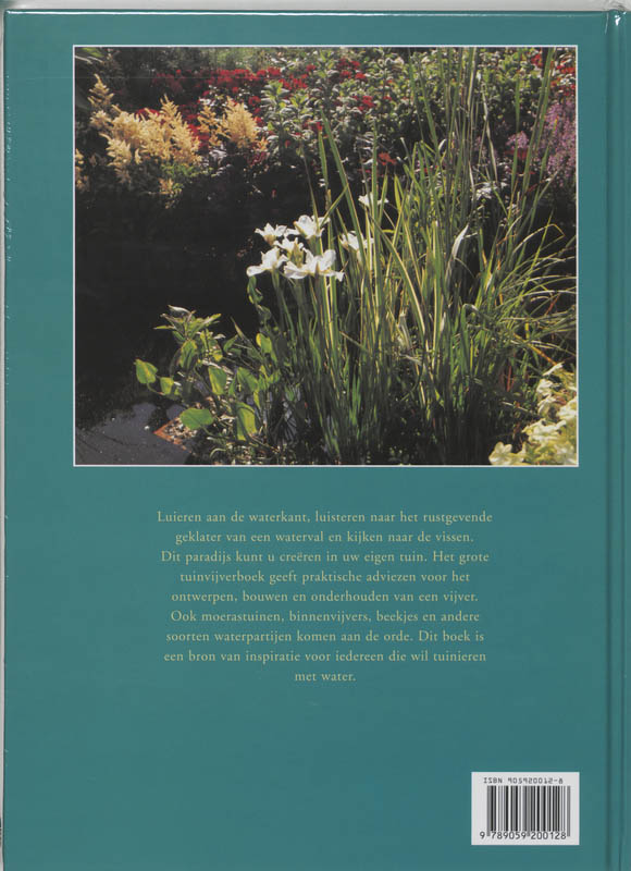 Achterkant van Het grote tuinvijverboek